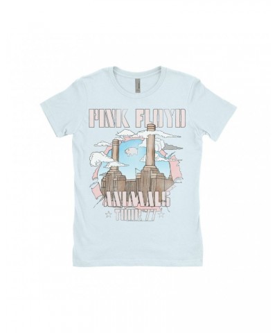 Pink Floyd Ladies' Boyfriend T-Shirt | Factory Animals Tour '77 Shirt $12.23 Shirts
