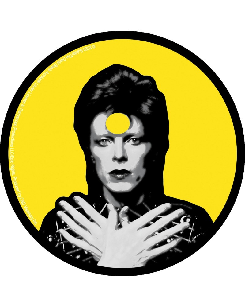 David Bowie Ziggy 4" Round Sticker $0.68 Accessories