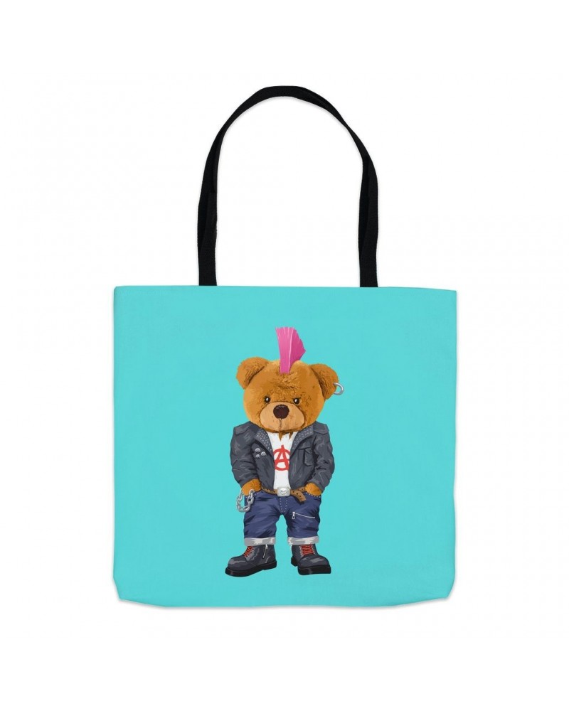 Music Life - Punk Music Life Tote Bag | Punk Teddy Music Life Bag $10.56 Bags
