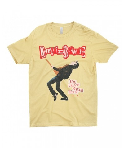 David Bowie T-Shirt | The Glass Spider Tour Album Design Shirt $7.49 Shirts