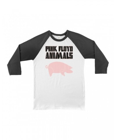 Pink Floyd 3/4 Sleeve Baseball Tee | Animals Album Pig Shirt $14.08 Shirts