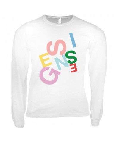 Genesis Long Sleeve Shirt | Logo Pastel Shirt $9.88 Shirts