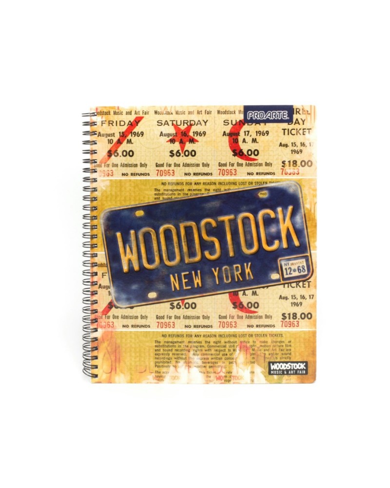 Woodstock Ticket/License Plate Cover Notebook $2.08 Accessories